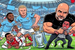 Man City chờ bóp nghẹt Arsenal ở  " chung kết " , đua vô địch NHA đảo chiều