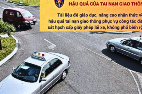 Từ tháng 5/2026 học lái xe bắt buộc xem clip TNGT trước khi sát hạch