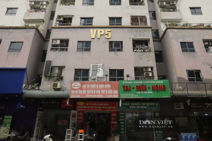 Hiện tại, tầng 1 khu VP3, VP5 đang được cho thuê kinh doanh các loại dịch vụ.