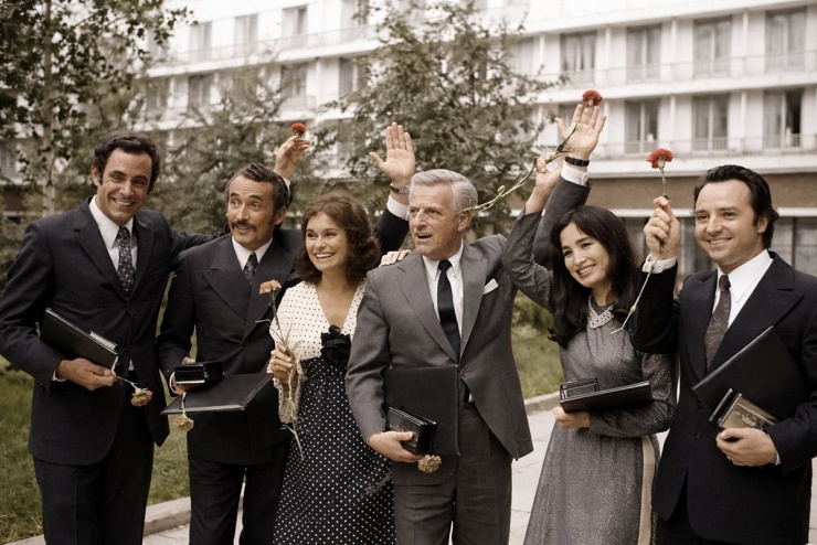 Những người chiến thắng rạng rỡ tại Liên hoan phim quốc tế Moskva.