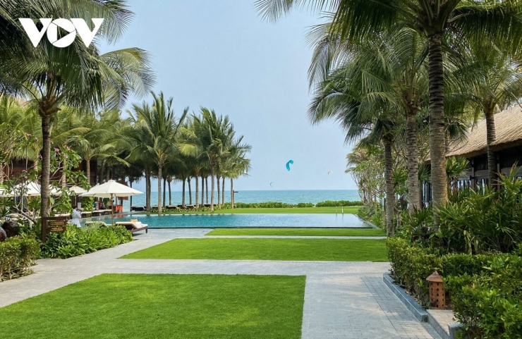 Một khu nghỉ dưỡng ven biển Phan Thiết, tỉnh Lâm Đồng