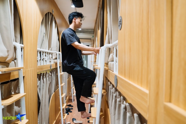 Quán cà phê kiểu tổ kén có chăn gối cho khách nghỉ ngơi ở Hà Nội - 5