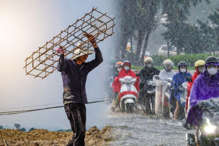 Dự báo thời tiết 10 ngày: Miền Bắc hứng mưa dông, miền Trung xuất hiện nắng nóng