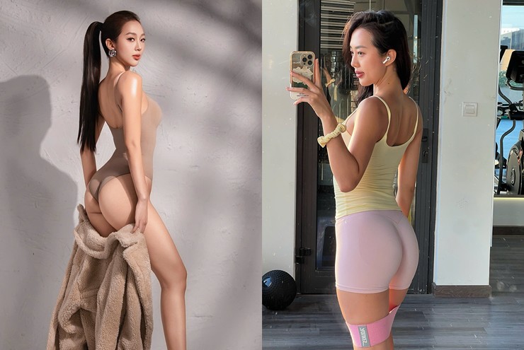 Người đẹp Linh Miêu khoe "vòng ba" quyến rũ, nâng tạ 100 kg dễ như bỡn