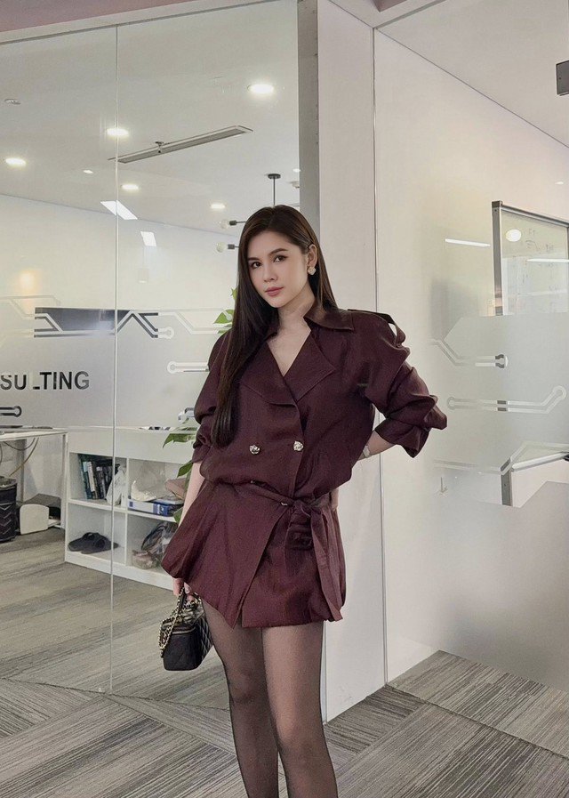 Nữ diễn viên quê Tuyên Quang đang gây sốt với phong cách 'nữ tổng tài' trên phim VTV, ngoài đời ra sao? - 7