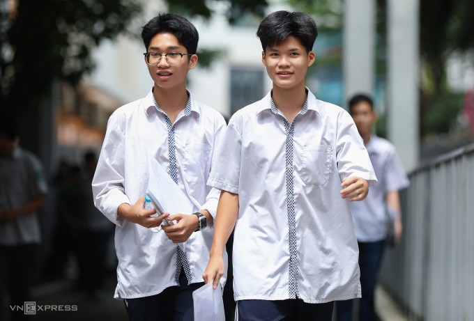 Học sinh thi lớp 10 ở Hà Nội năm 2025. Ảnh: Tùng Đinh
