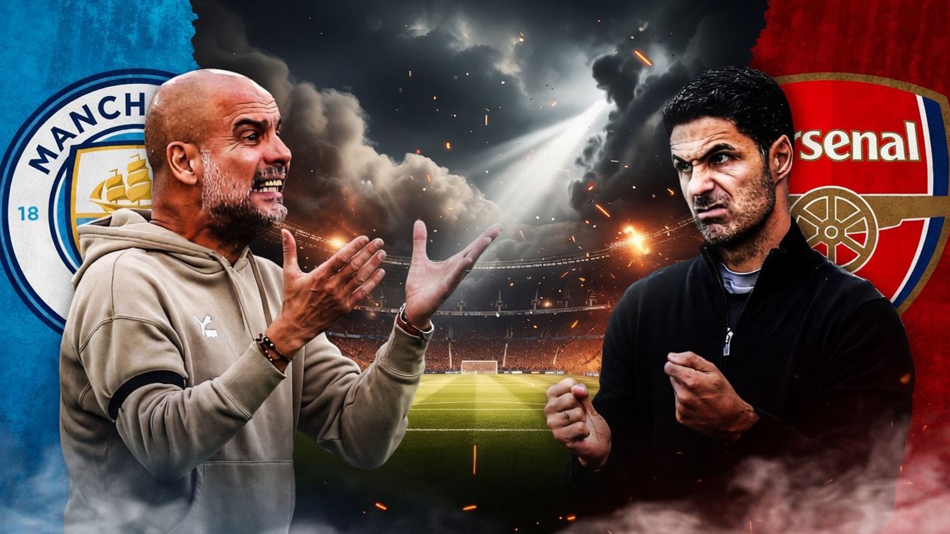 Màn đại chiến giữa Man City và Arsenal được ví như trận 