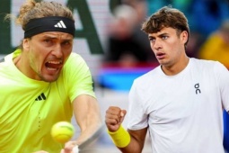 Bán kết tennis đỉnh cao: Zverev vào guồng hủy diệt, Shelton đối đầu hiện tượng Molcan