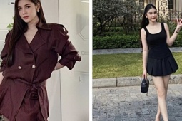 Nữ diễn viên quê Tuyên Quang đang gây sốt với phong cách 'nữ tổng tài' trên phim VTV, ngoài đời ra sao?