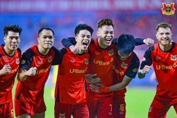 Video bóng đá Ninh Bình - PVF-CAND: 2 siêu phẩm trong 4 phút, áp sát ngôi nhì bảng (V-League)
