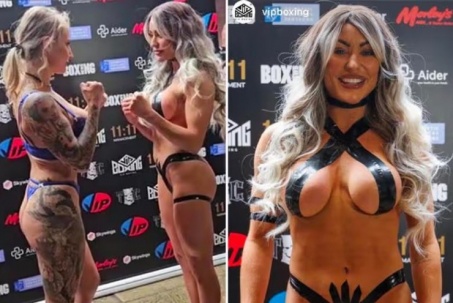 Đối thủ "không vải che thân", kiều nữ boxing thua vẻ gợi cảm nhưng thắng trên võ đài