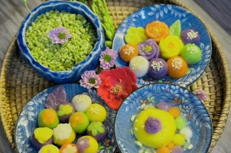 Cách làm bánh trôi bánh chay ngũ sắc ngày Tết Hàn thực