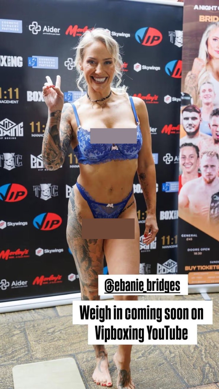 Bridges quen thuộc với hình ảnh "kiệm vải" ở buổi cân kí trước sự kiện&nbsp;