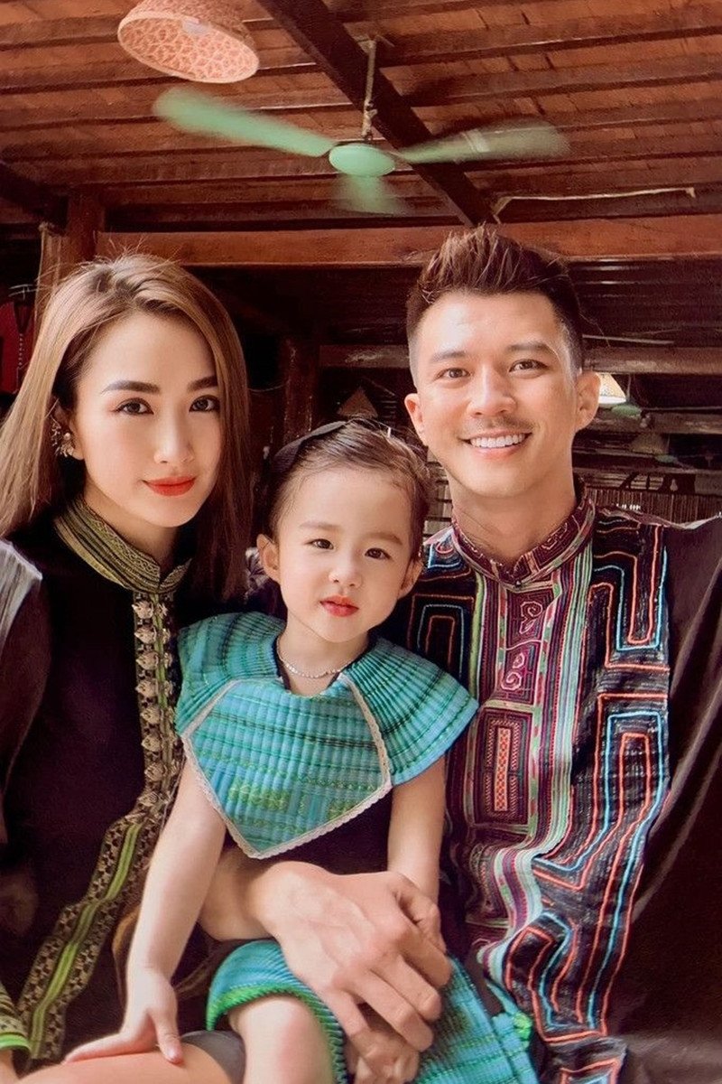 Gia đình nhỏ của Hà Việt Dũng.