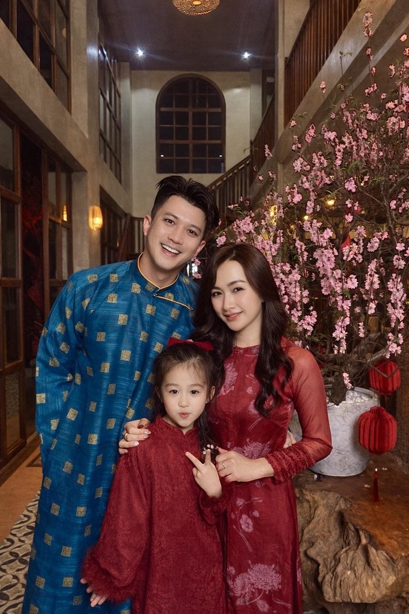 Gia đình nhỏ của Hà Việt Dũng.
