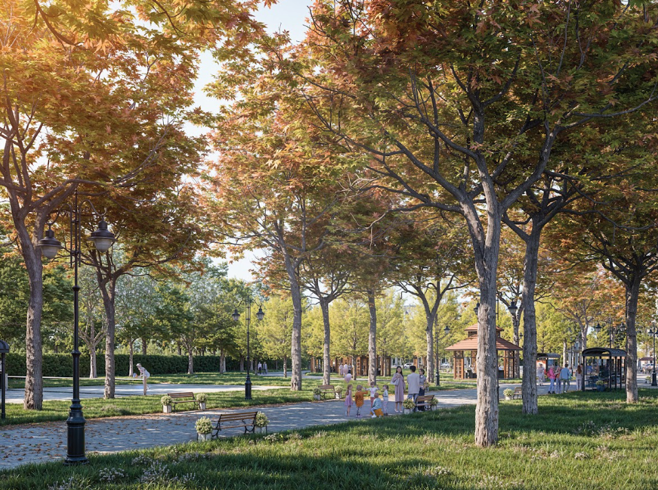 Phối cảnh công viên 8,3ha