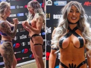 Đối thủ "không vải che thân", kiều nữ boxing thua vẻ gợi cảm nhưng thắng trên võ đài