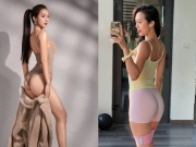Người đẹp Linh Miêu khoe "vòng ba" quyến rũ, nâng tạ 100 kg dễ như bỡn