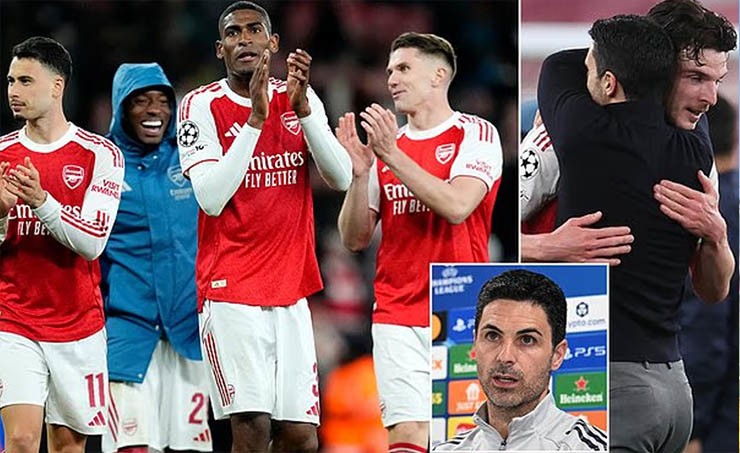 Arteta cần các cầu thủ Arsenal có tinh thần cao nhất khi bước vào cuộc đối đầu Man City