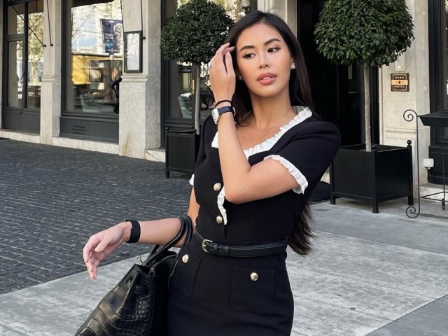 Tiên Nguyễn mix loạt đồ quý tộc với túi hơn một tỷ đồng trên phố châu Âu