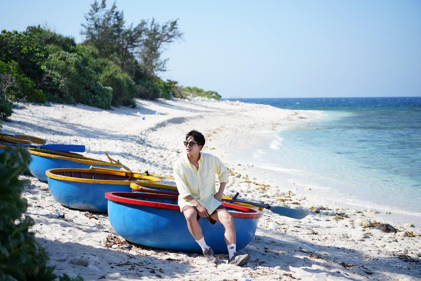 Nét đẹp hoang sơ của Lý Sơn. Ảnh: Mạnh Tiến Khôi