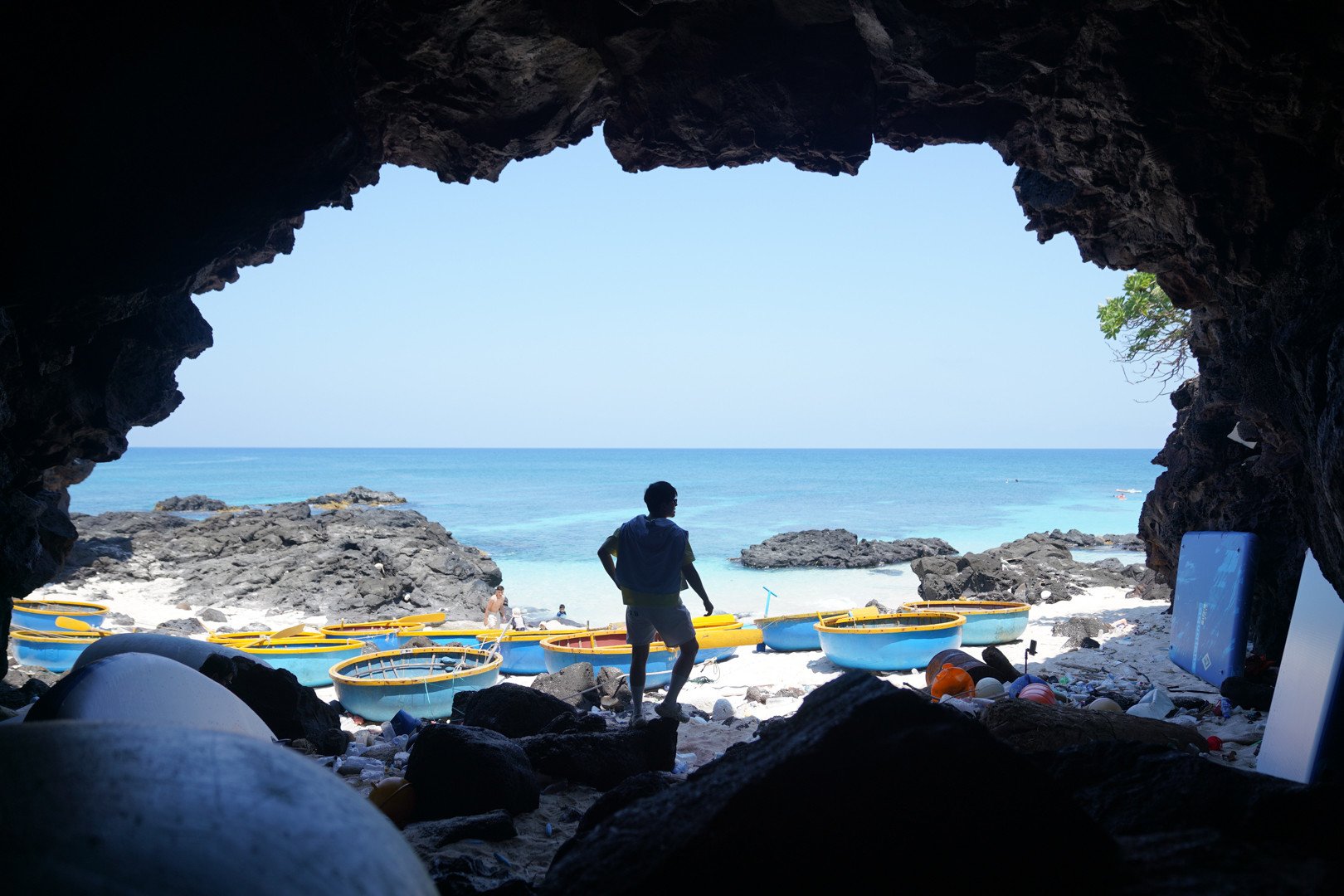 Nét đẹp hoang sơ của Lý Sơn. Ảnh: Mạnh Tiến Khôi