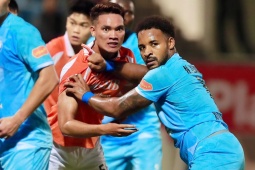 Video bóng đá Đà Nẵng - Nam Định: Xuân Son tỏa sáng, cay đắng thẻ đỏ (V-League)