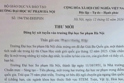 Hiệu trưởng ĐH Sư phạm Hà Nội mời đích danh học sinh đăng ký xét tuyển thẳng từ lớp 11