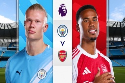 Trực tiếp bóng đá Man City - Arsenal: So tài thượng đỉnh trên Etihad (Ngoại hạng Anh)