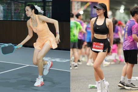 Siêu mẫu Thu An vô địch pickleball, hot girl Uyên Namy khoe dáng nỏng bỏng khi chạy 21km