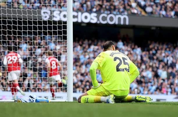 108 giây là tổng thời gian Man City dẫn bàn trước khi Donnarumma biếu cho Arsenal bàn gỡ hòa