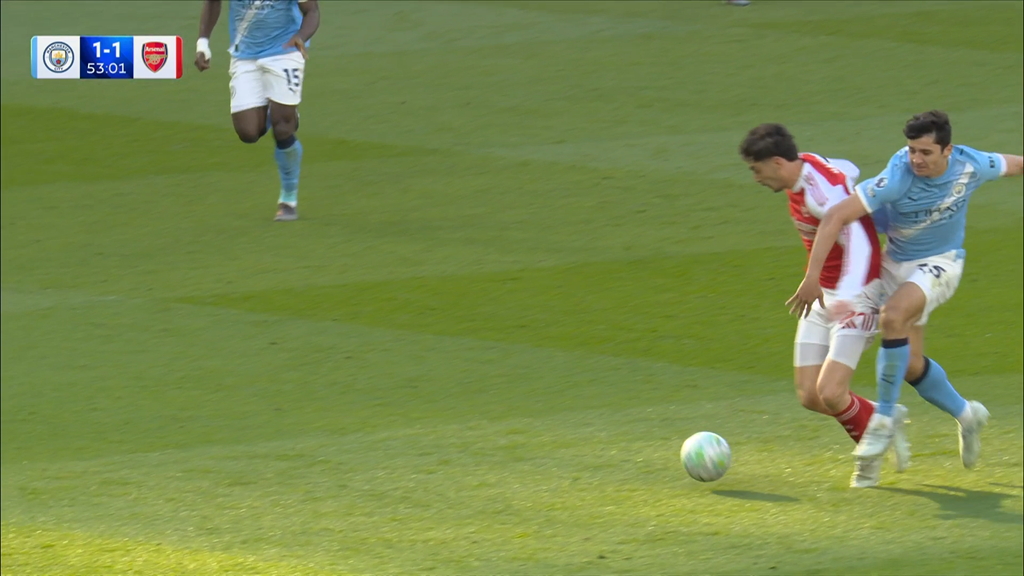 Trực tiếp bóng đá Man City - Arsenal: Havertz đánh đầu sạt xà ngang (Ngoại hạng Anh) (Hết giờ) - 9