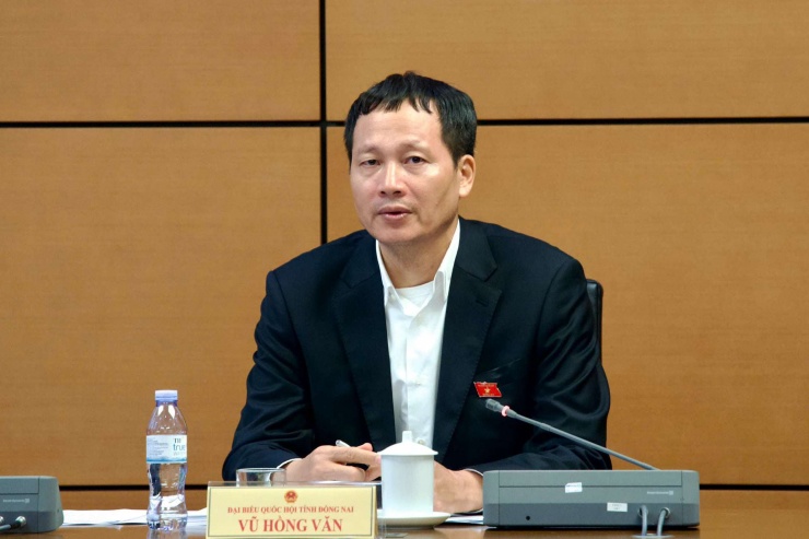 Bí thư Tỉnh ủy Đồng Nai Vũ Hồng Văn. Ảnh: Media Quốc hội