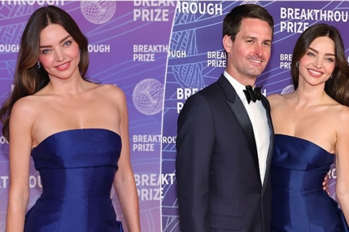 'Gái bốn con' Miranda Kerr khoe sắc vóc quyến rũ bên chồng tỷ phú