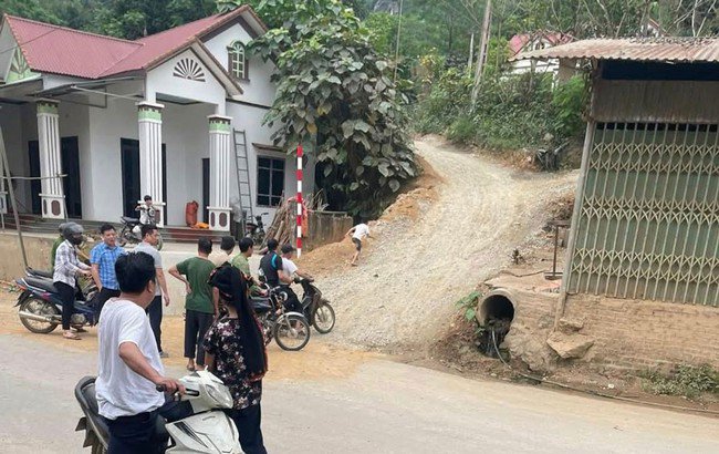 Khu vực phát hiện thi thể bé trai nghi bị sát hại ở Lào Cai. Ảnh: NDCC.