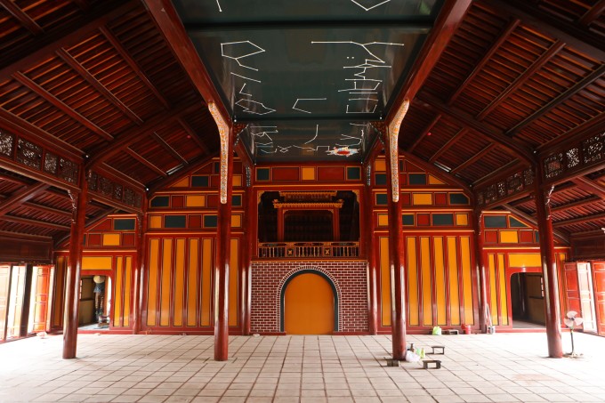 Nhà hát Minh Khiêm Đường sau khi được trùng tu. Ảnh: Võ Thạnh