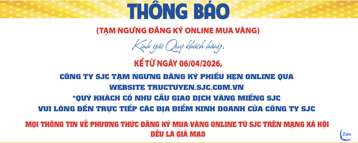 Thông báo mới nhất của Công ty SJC