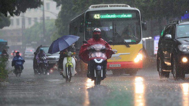 Nhiều khu vực mưa dông chiều tối và đêm nay.
