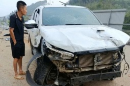 Vụ Thiếu tá công an tử vong trên cao tốc: Nổ lốp mất lái trên đường đi làm