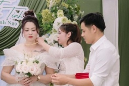 Cô dâu U50 ở Hưng Yên tái hôn sau 28 năm, đám cưới 55 mâm rộn ràng