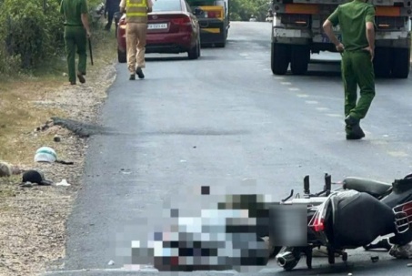 Chở chị đi khám bệnh thì gặp nạn, hai chị em tử vong trên QL19C