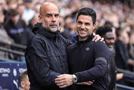 "Đua marathon" ở Ngoại hạng Anh: Arteta vẫn không học được gì từ thầy Guardiola