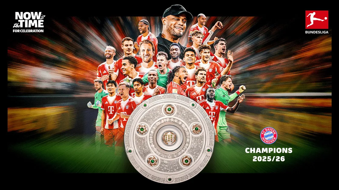 Bayern Munich đăng quang Bundesliga 2025/26