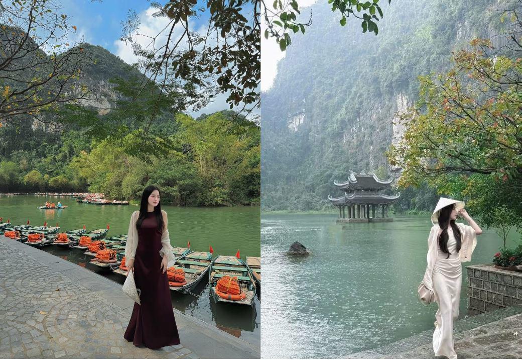 Những danh thắng ở Ninh Bình là điểm chụp hình lý tưởng. Ảnh: Nga Nguyễn.