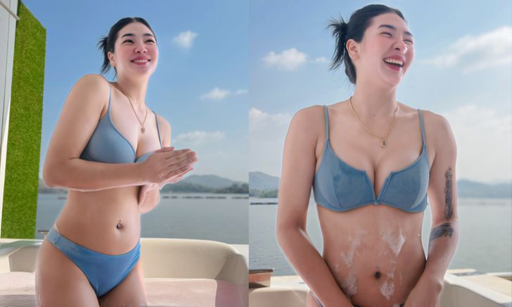 Cô gái bóng chuyền, cao 1m78, hóa siêu mẫu khi diện bikini