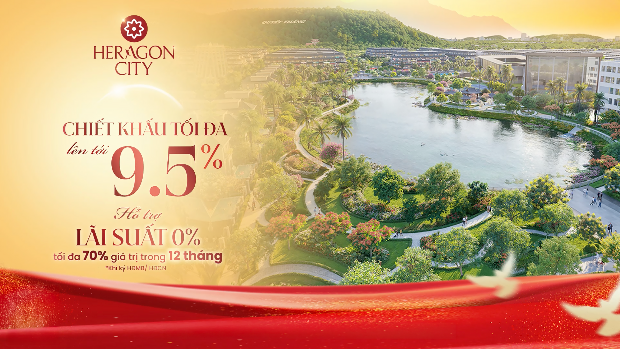 Heragon City áp dụng chính sách bán hàng hấp dẫn dành cho khách hàng