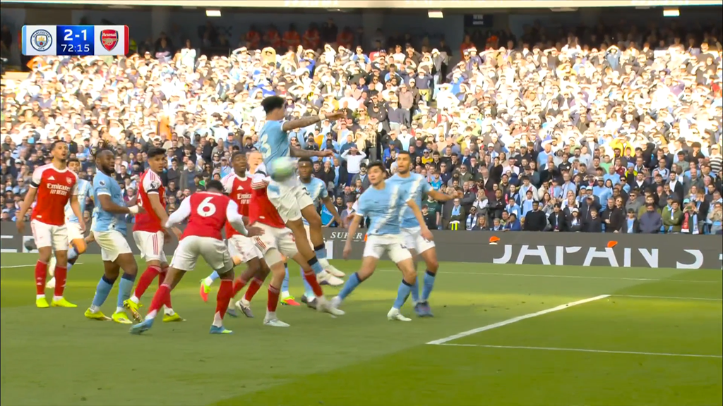 Trực tiếp bóng đá Man City - Arsenal: Havertz đánh đầu sạt xà ngang (Ngoại hạng Anh) (Hết giờ) - 15