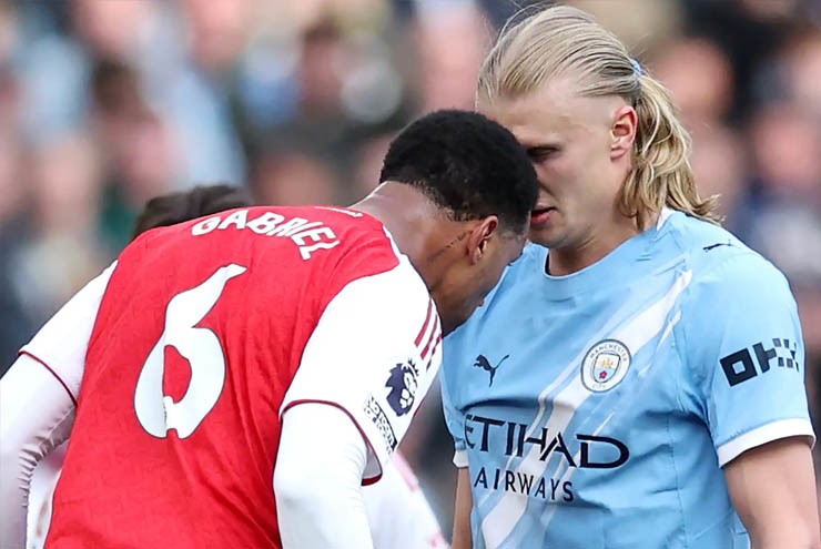 Haaland đối đầu căng thẳng Gabriel