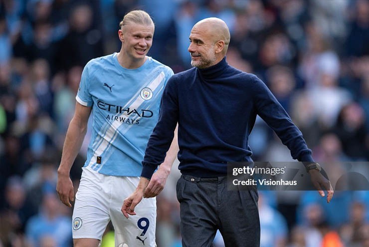 Haaland và Pep quá đáng sợ