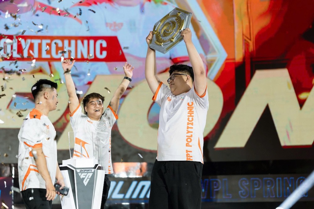 Ba thành viên của đội giành ngôi vô địch giải đấu&nbsp;FC Online Vietnam Pro League 2026.